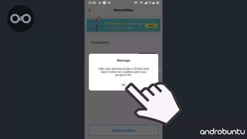 Cara Menyimpan Video di VN by Androbuntu 4