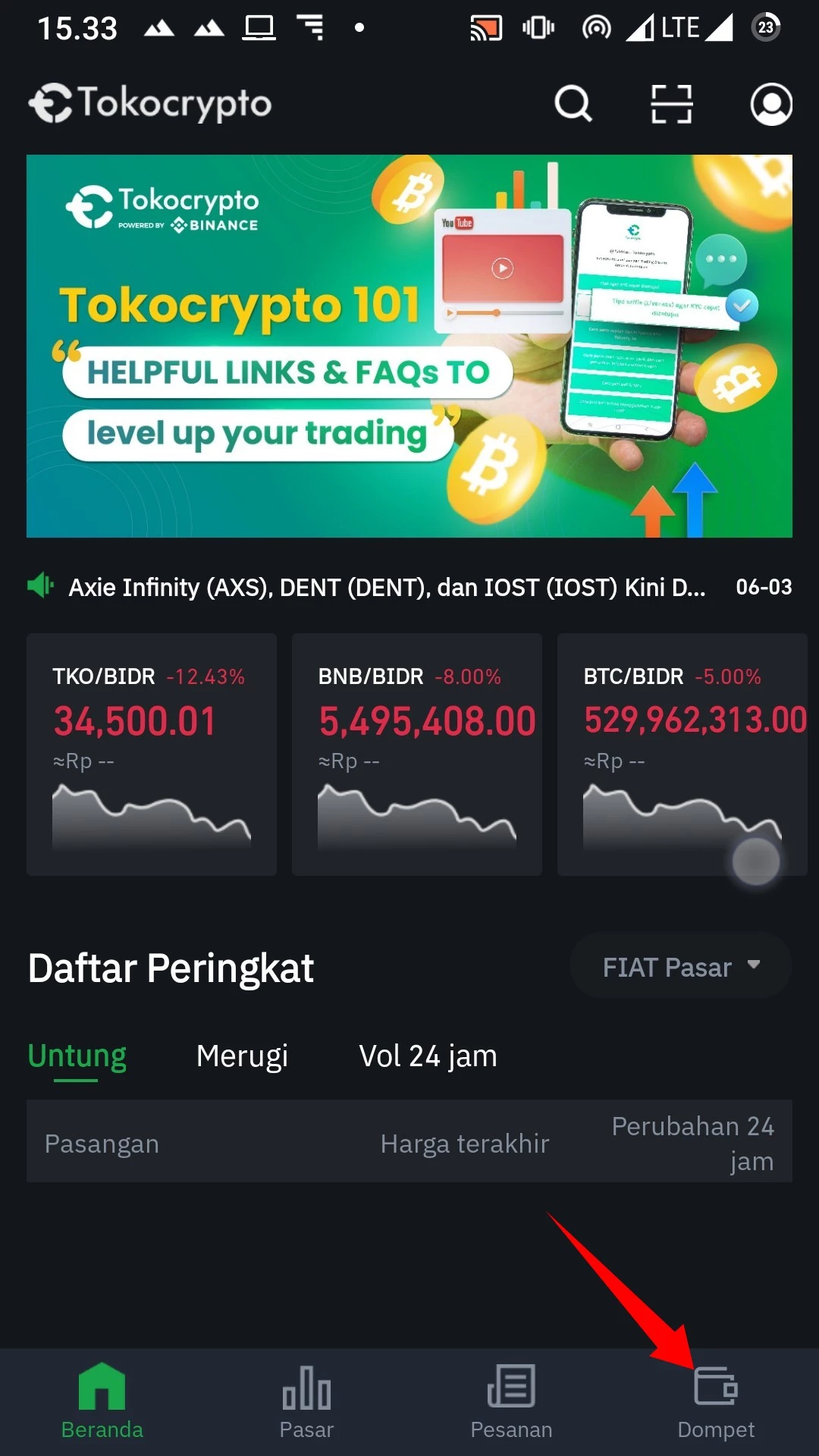 Cara Deposit di Tokocrypto by Androbuntu 1