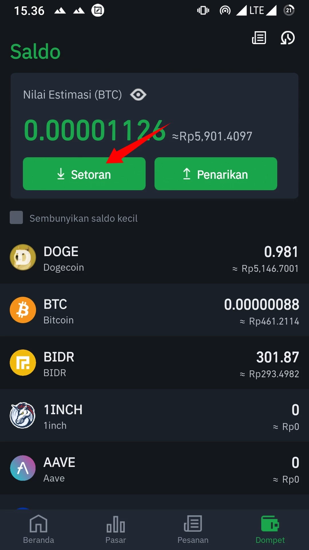 Cara Deposit di Tokocrypto by Androbuntu 2