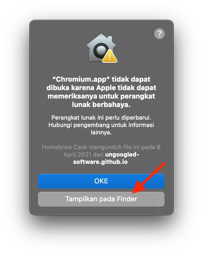 Cara Membuka Aplikasi dari Pengembang Tak Dikenal di Mac by Androbuntu 1