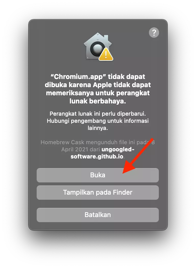 Cara Membuka Aplikasi dari Pengembang Tak Dikenal di Mac by Androbuntu 3