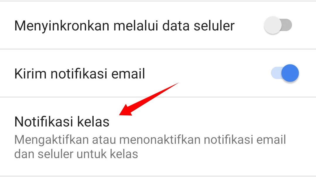 Cara Mengaktifkan Notifikasi Kelas di Google Classroom by Androbuntu 3