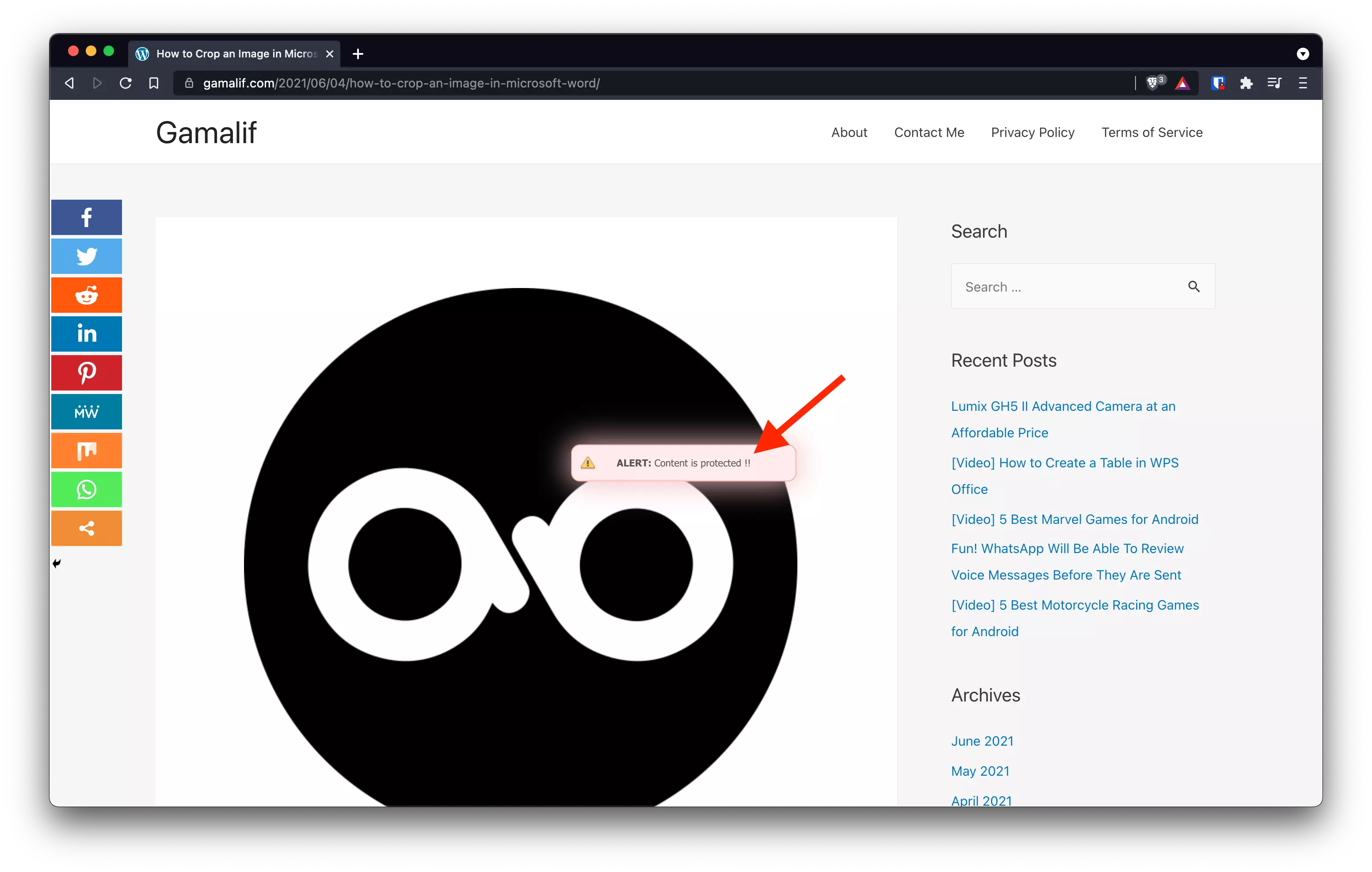 Cara Menyimpan Foto dari Web yang Tidak Bisa Disimpan by Androbuntu 1