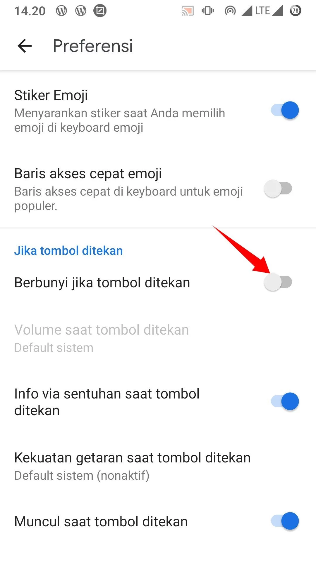 Cara Agar Gboard Berbunyi Ketika Tombol Keyboard Ditekan by Androbuntu 2