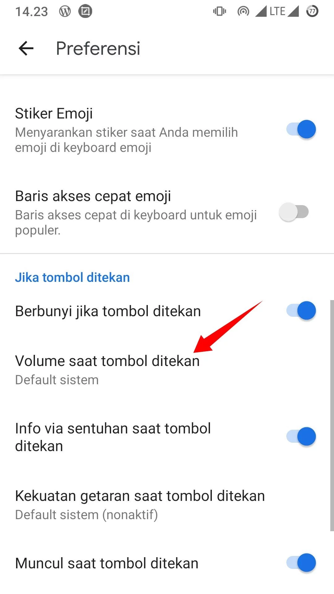 Cara Agar Gboard Berbunyi Ketika Tombol Keyboard Ditekan by Androbuntu 3