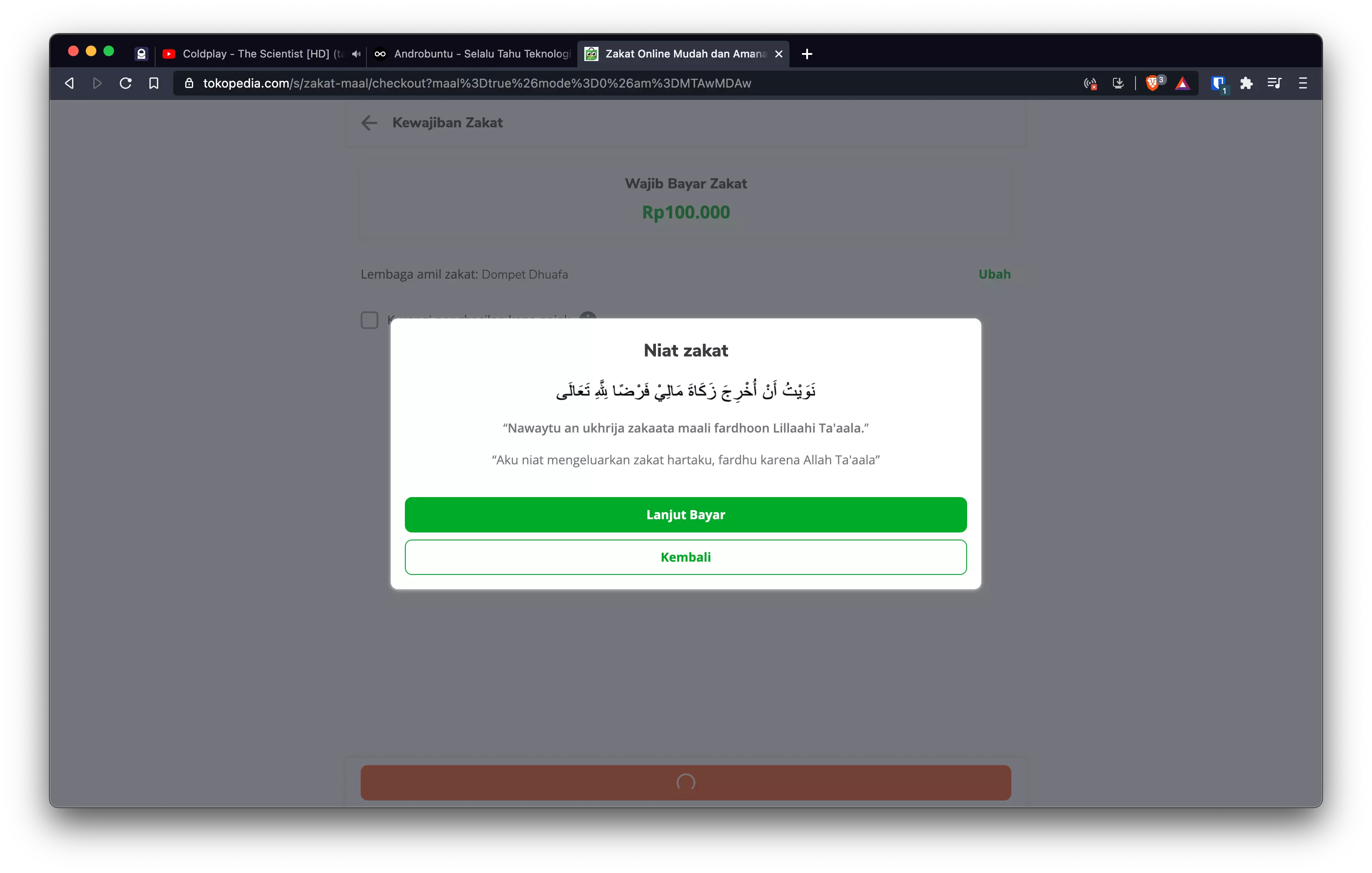 Cara Bayar Zakat di Tokopedia by Androbuntu 4