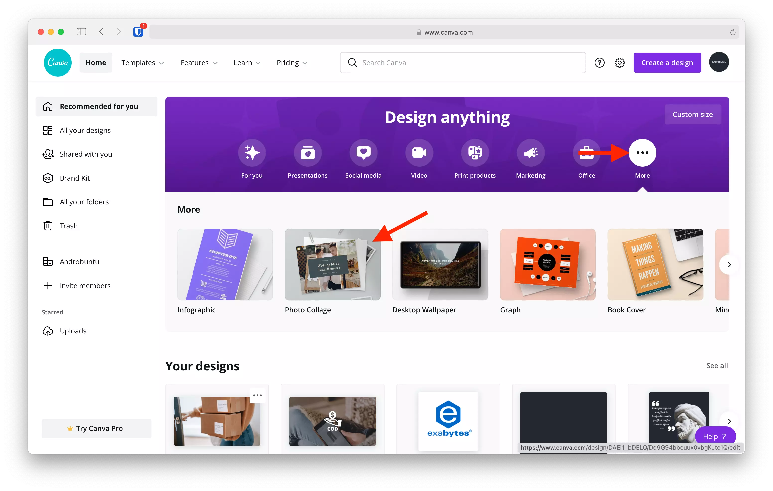 Cara Membuat Foto Kolase Secara Online Menggunakan Canva by Androbuntu 1