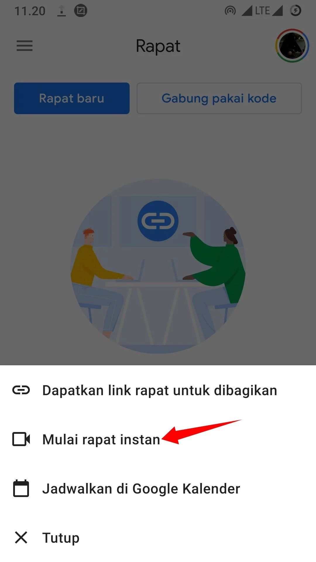 Cara Membuat Rapat Baru di Google Meet by Androbuntu 2