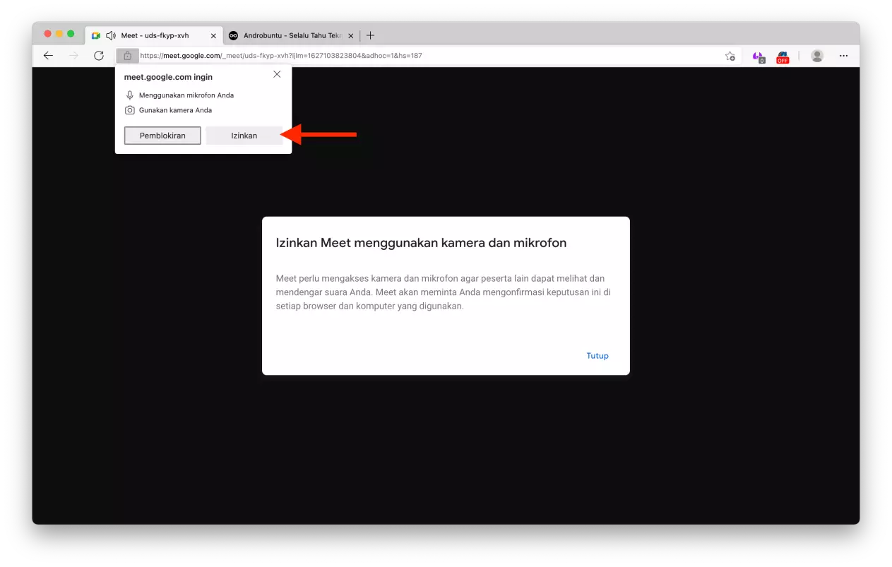 Cara Membuat Rapat Baru di Google Meet by Androbuntu 7