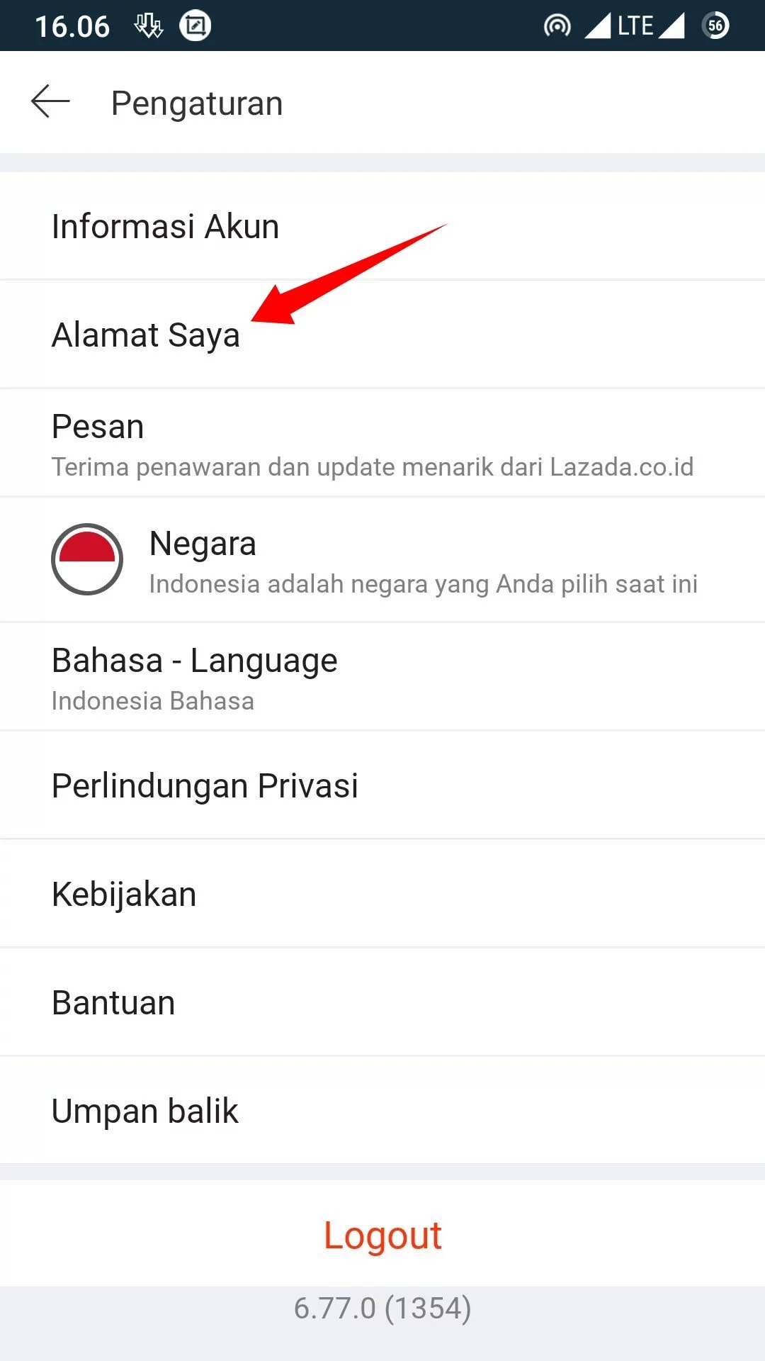 Cara Menghapus Salah Satu Alamat di Lazada by Androbuntu 3