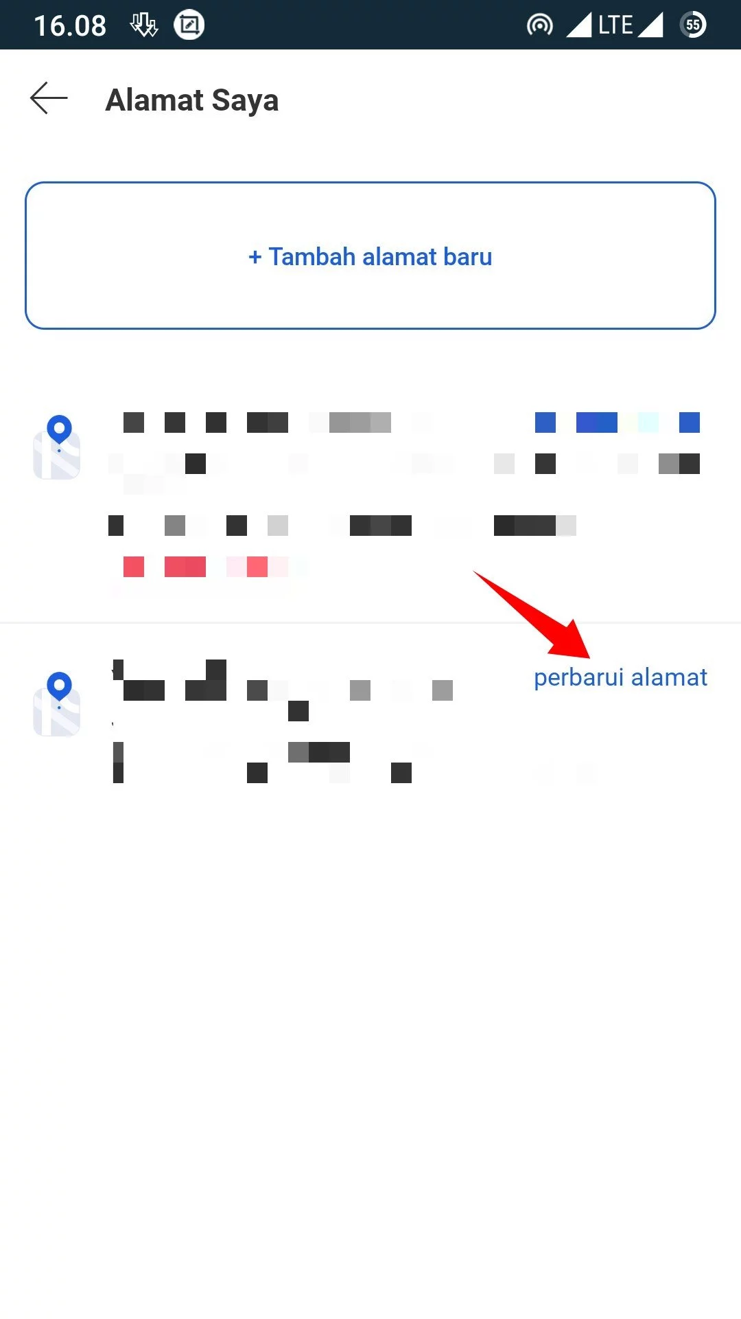 Cara Menghapus Salah Satu Alamat di Lazada by Androbuntu 4