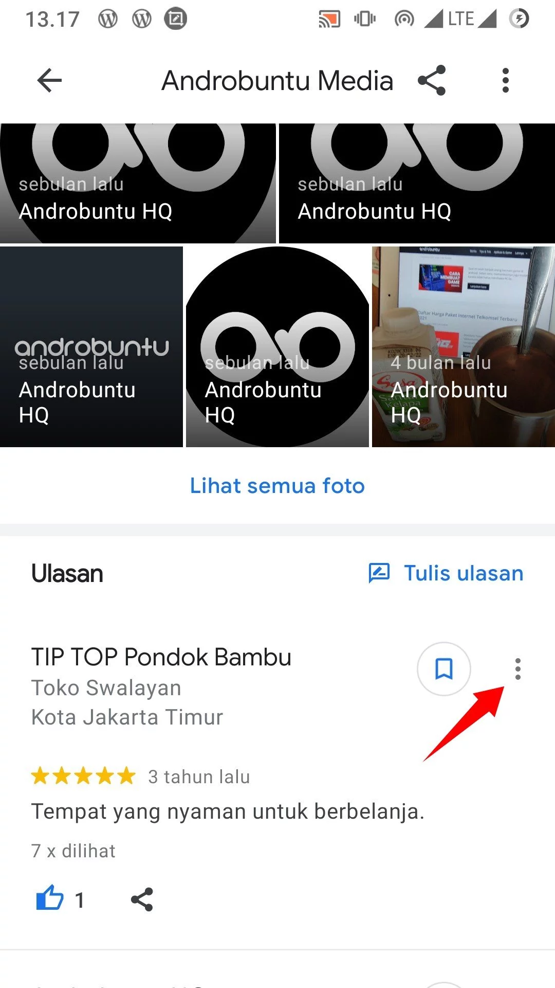 Cara Menghapus dan Mengubah Ulasan di Google Maps by Androbuntu 3