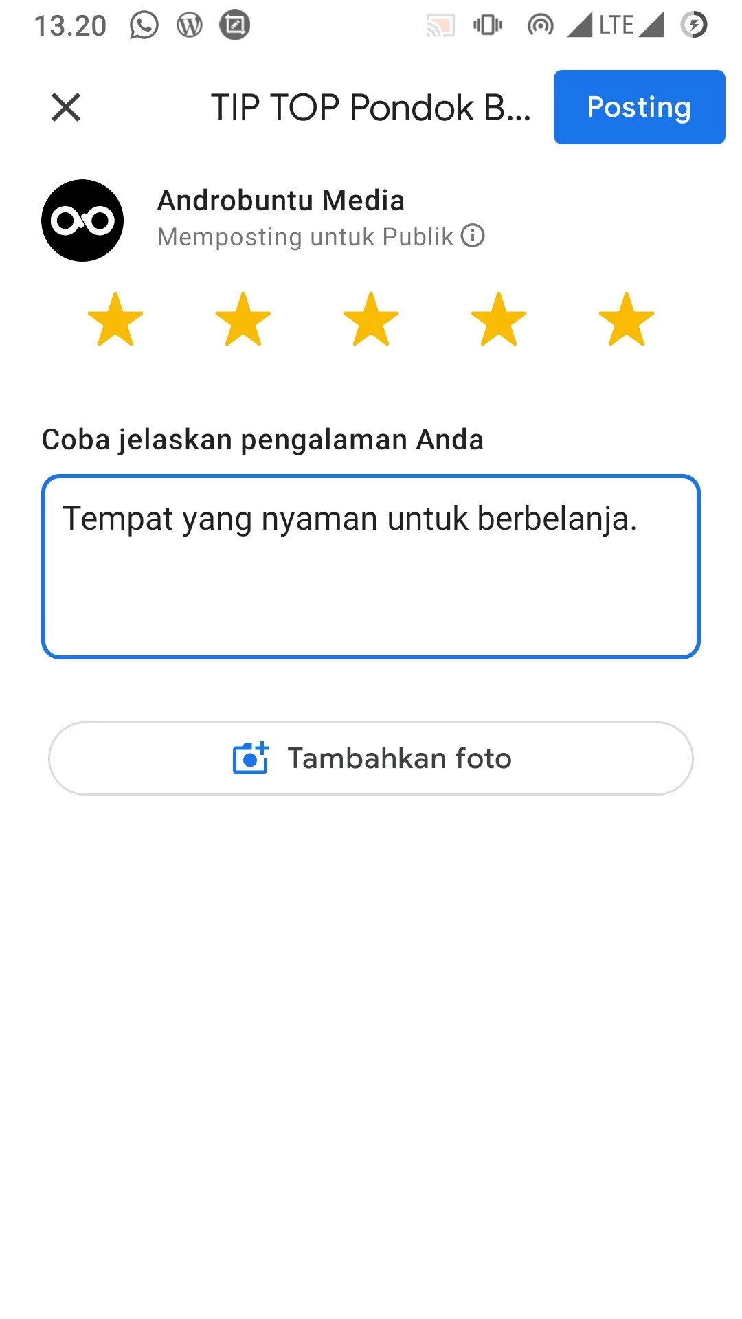 Cara Menghapus dan Mengubah Ulasan di Google Maps by Androbuntu 6