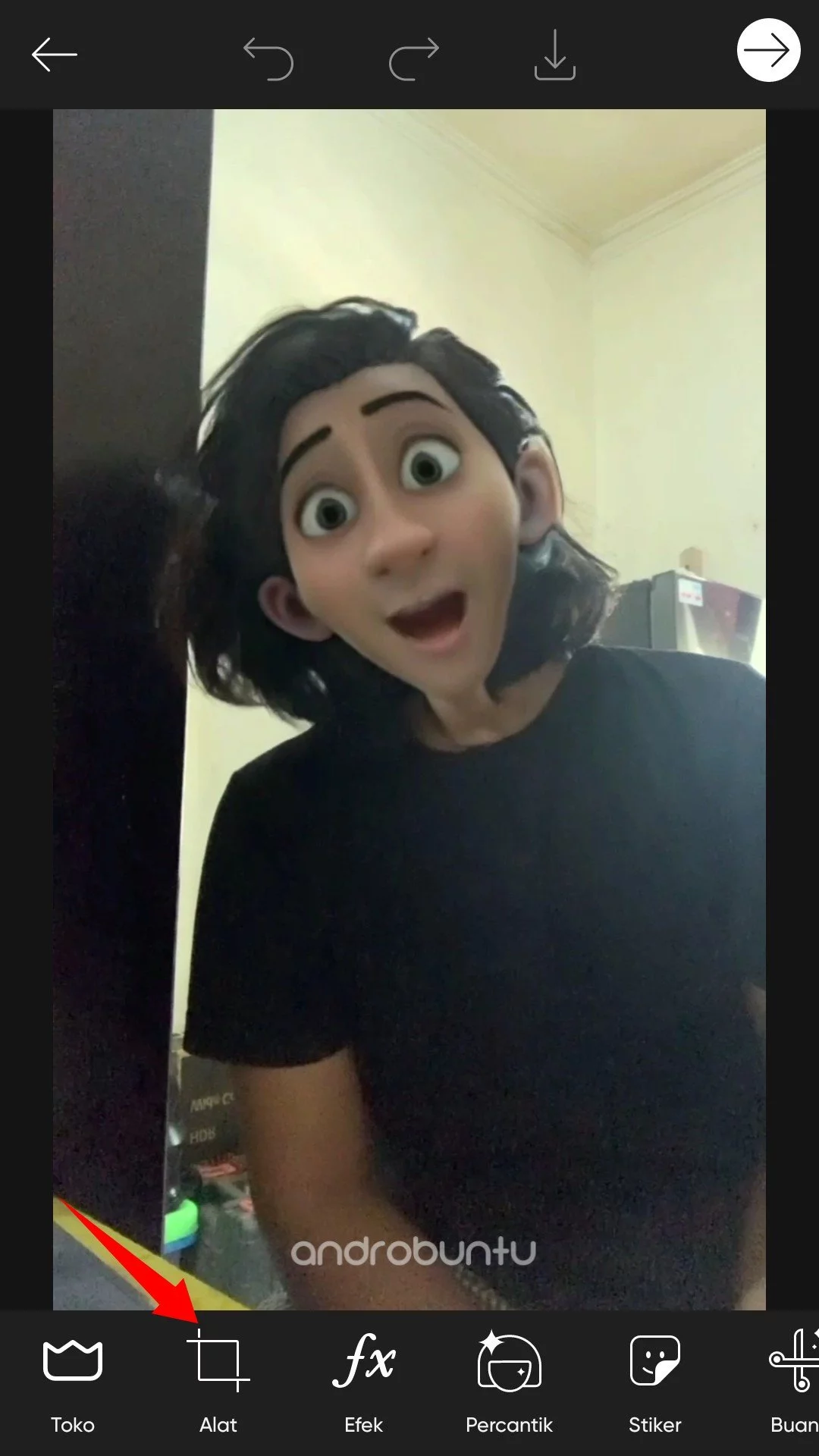 Cara Mengubah Ukuran Foto Menjadi 4x6 di Picsart by Androbuntu 2