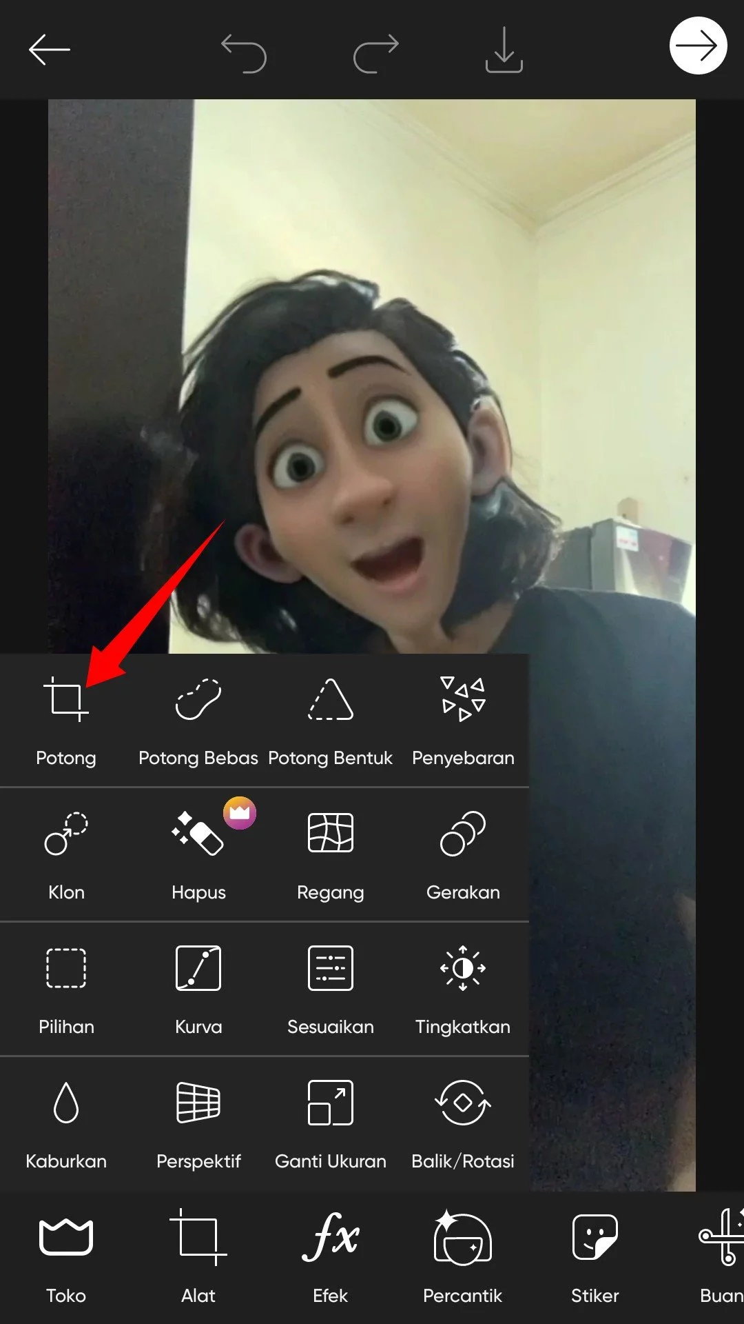 Cara Mengubah Ukuran Foto Menjadi 4x6 di Picsart by Androbuntu 3