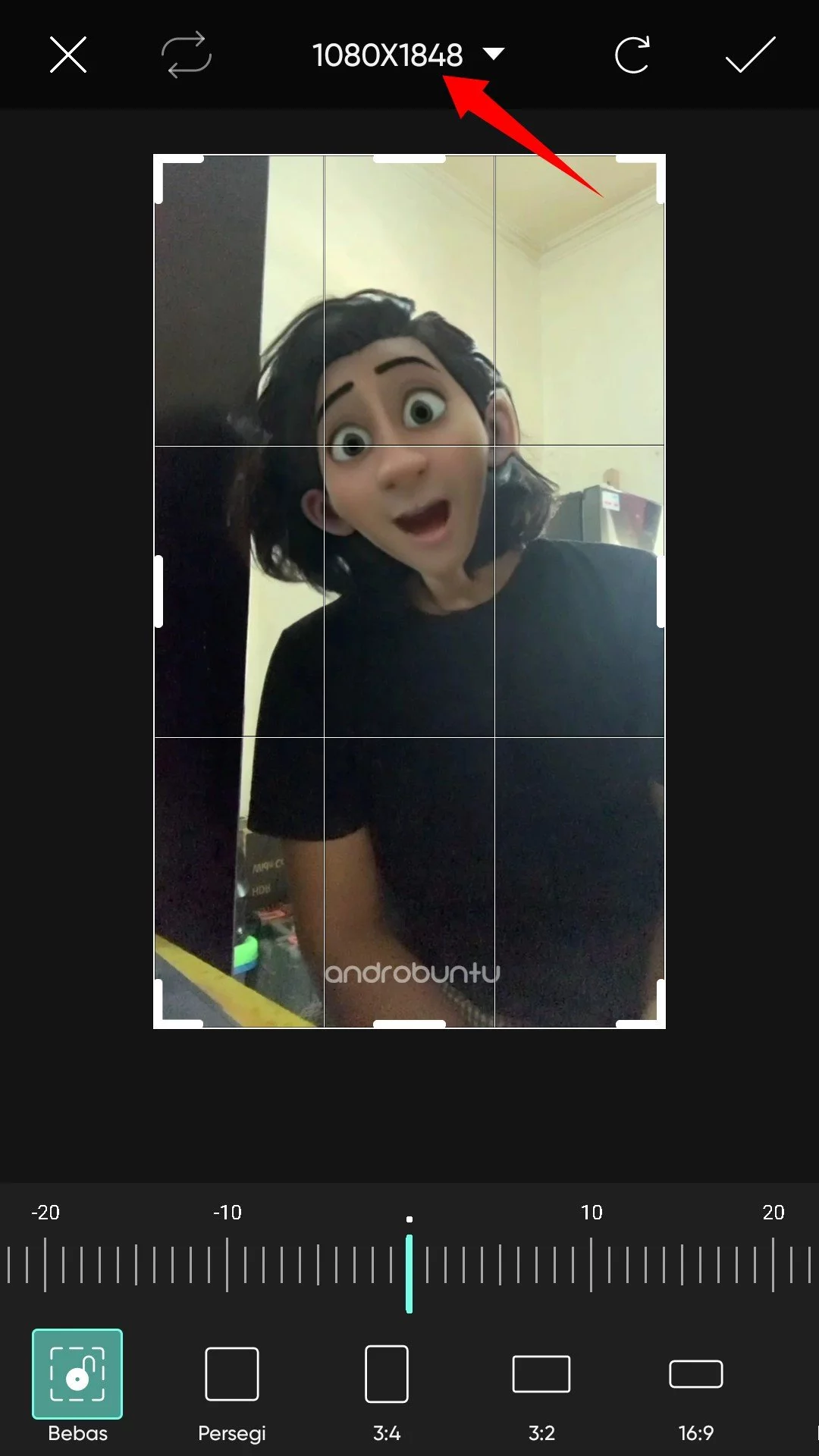 Cara Mengubah Ukuran Foto Menjadi 4x6 di Picsart by Androbuntu 4