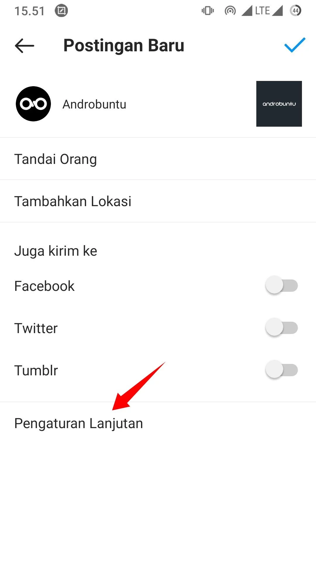 Cara Menyembunyikan Jumlah Suka dan Tayangan di Instagram by Androbuntu 1