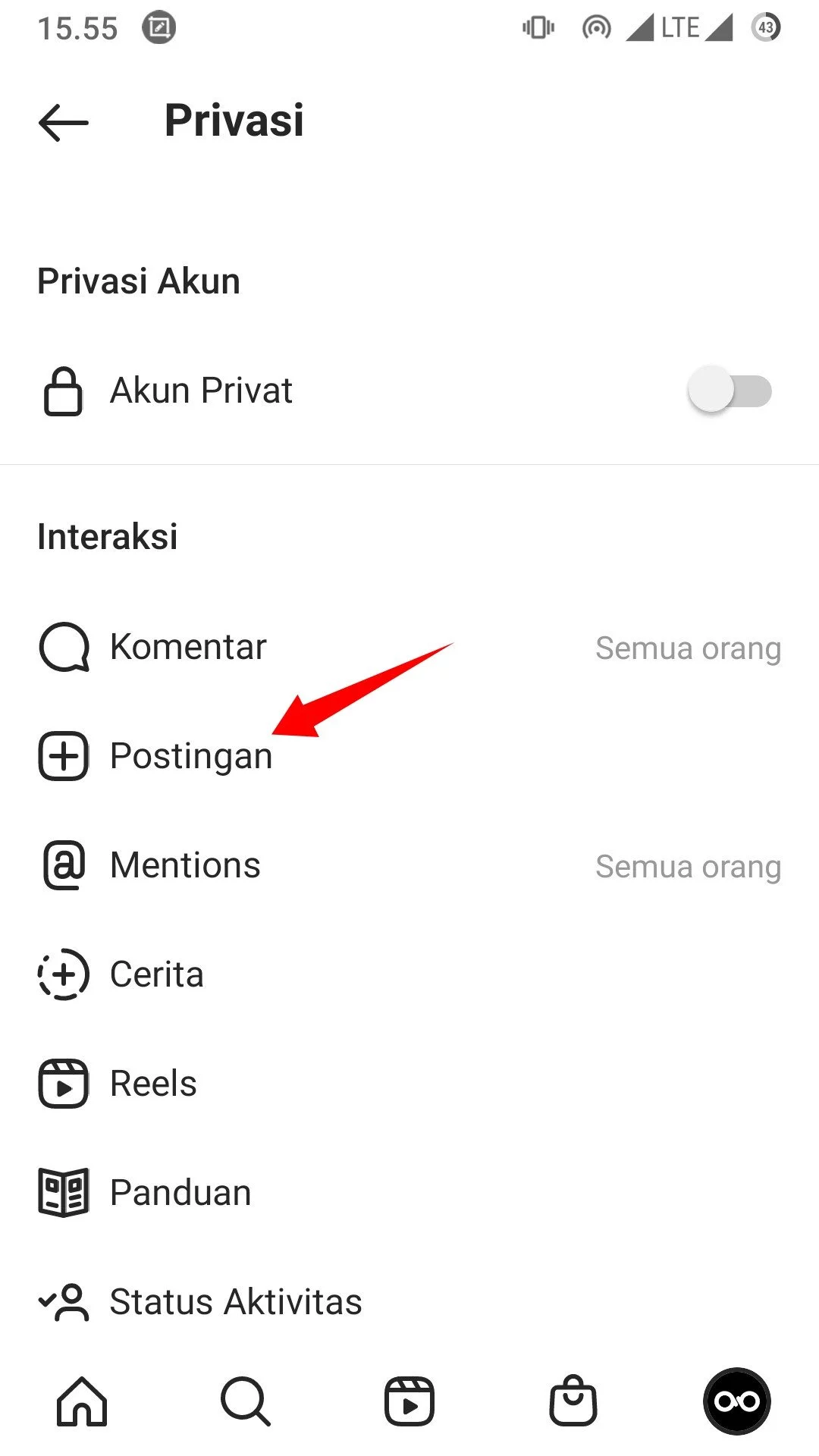 Cara Menyembunyikan Jumlah Suka dan Tayangan di Instagram by Androbuntu 6