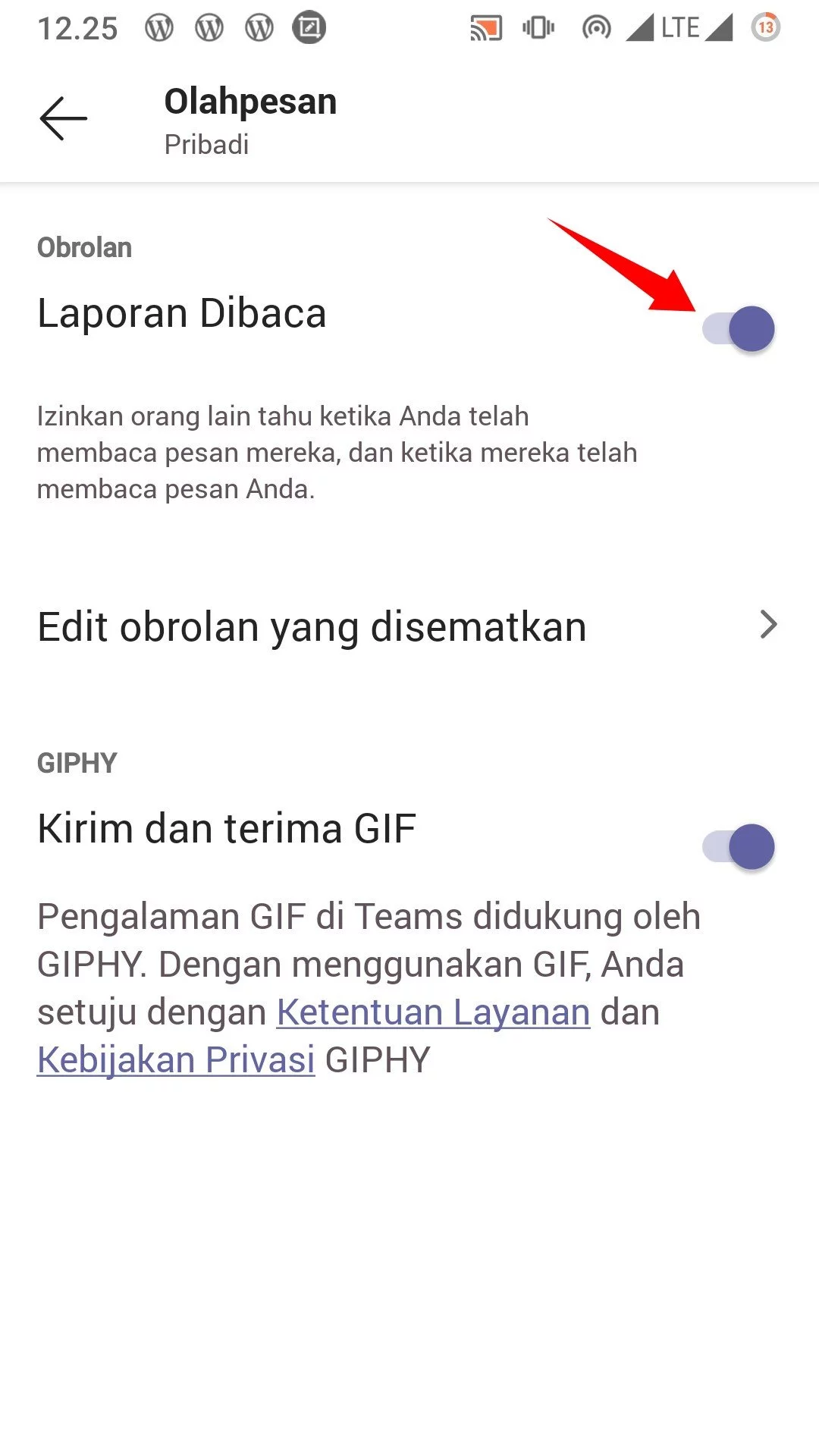 Cara Menyembunyikan Laporan Pesan Dibaca di Microsoft Teams by Androbuntu 4