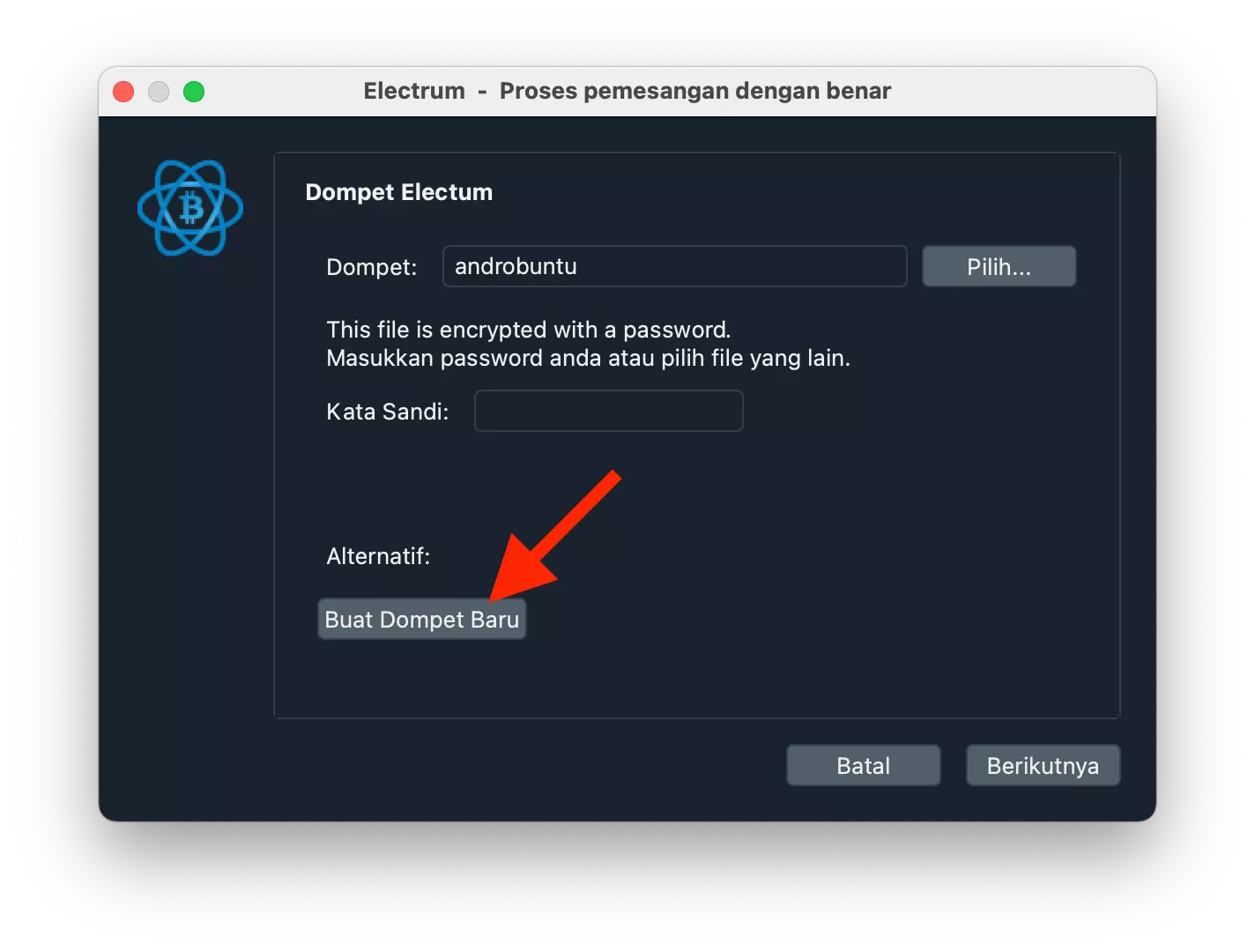 Cara Membuat Dompet Bitcoin by Androbuntu 1