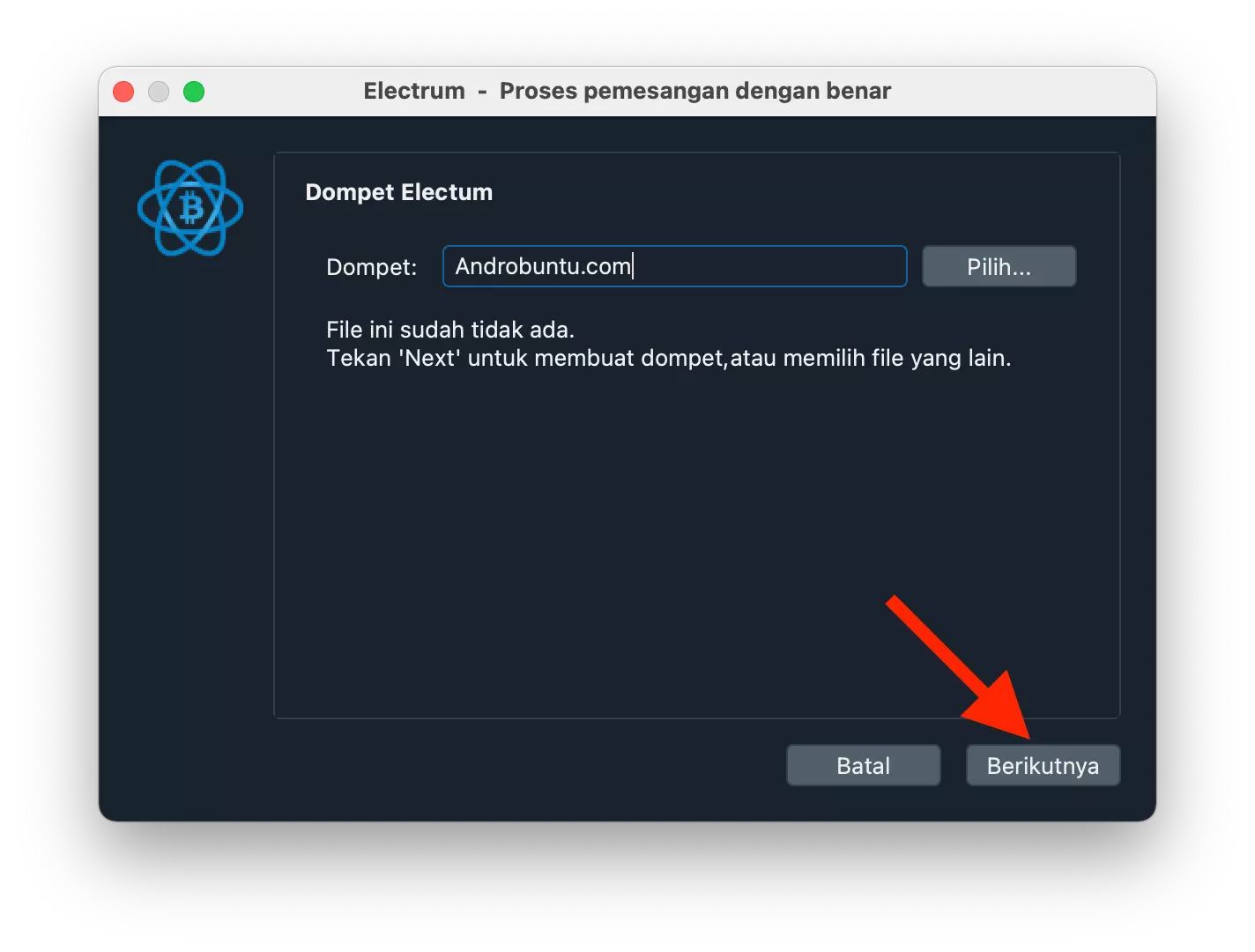 Cara Membuat Dompet Bitcoin by Androbuntu 2