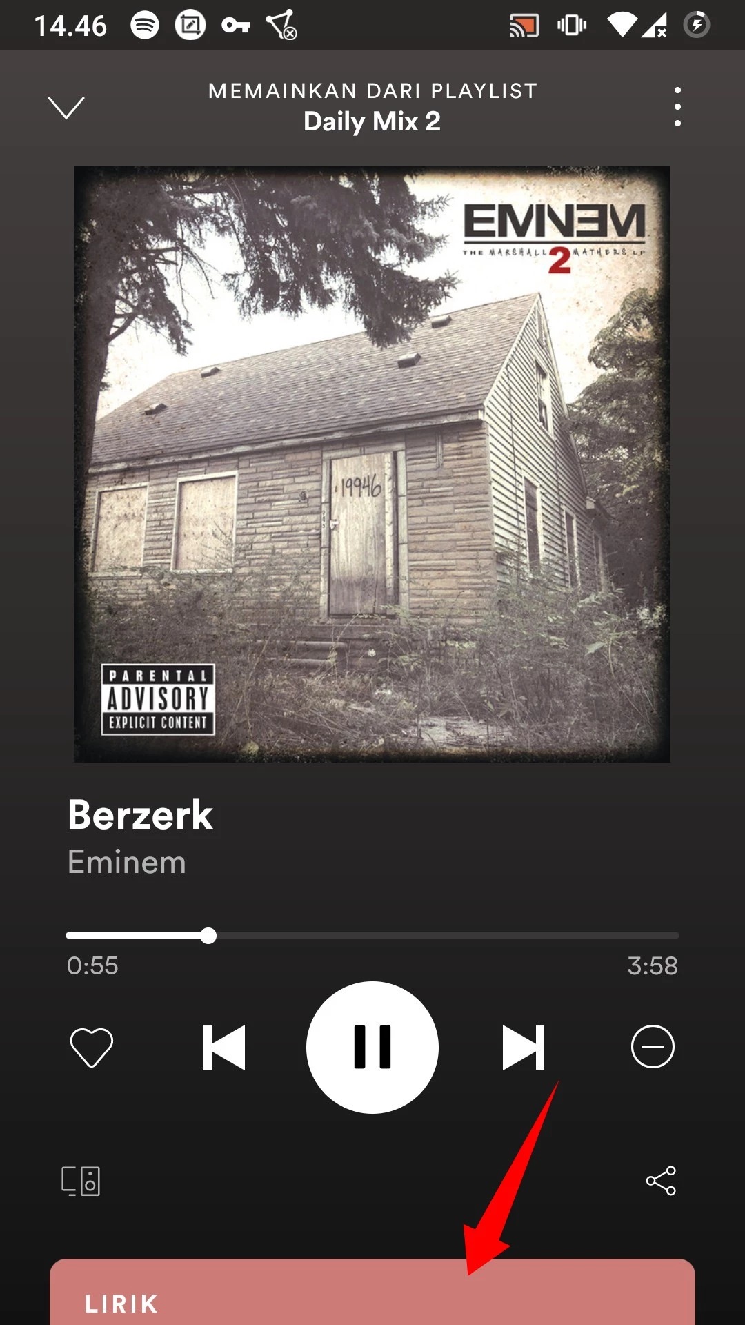 Cara Menampilkan Lirik di Spotify by Androbuntu 1