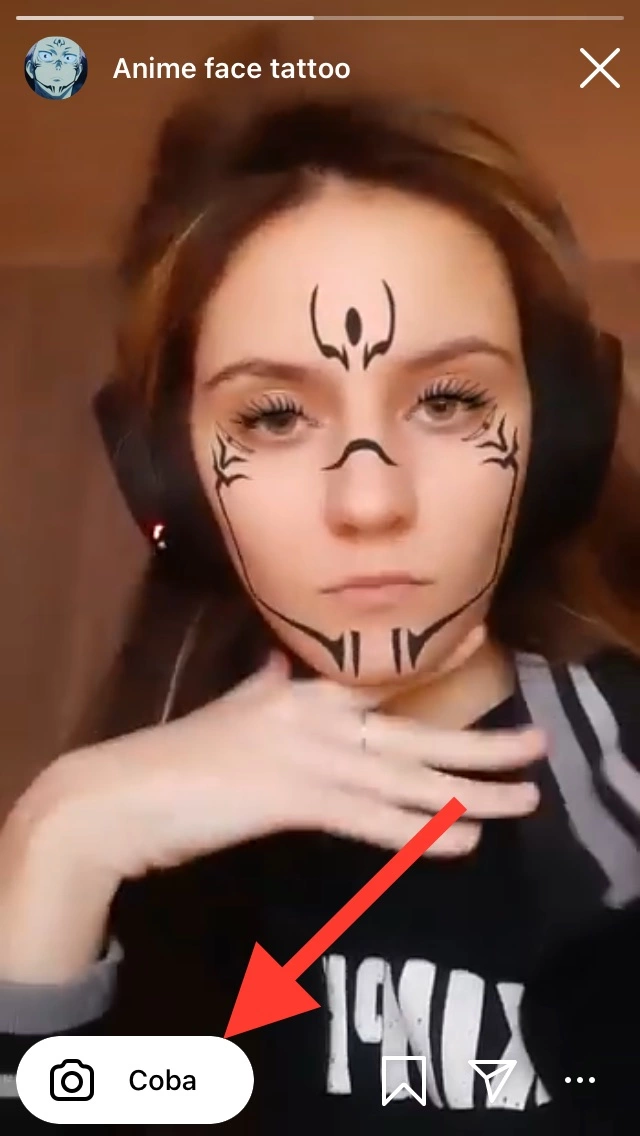 Cara Menggunakan Filter Tato di Instagram by Androbuntu 4