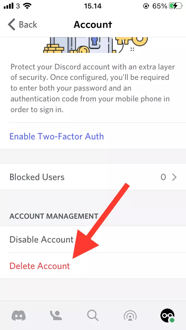 Cara Menghapus Akun Discord by Androbuntu 3