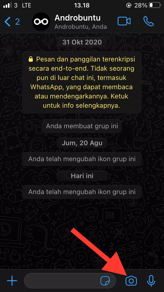 Cara Mengirim Foto dan Video Sekali Lihat di WhatsApp by Androbuntu 1
