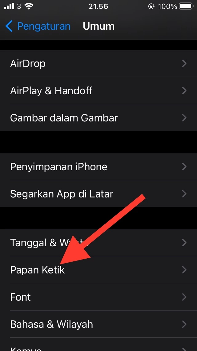 Cara Menonaktifkan Koreksi Otomatis di Keyboard iPhone dan iPad by Androbuntu 2