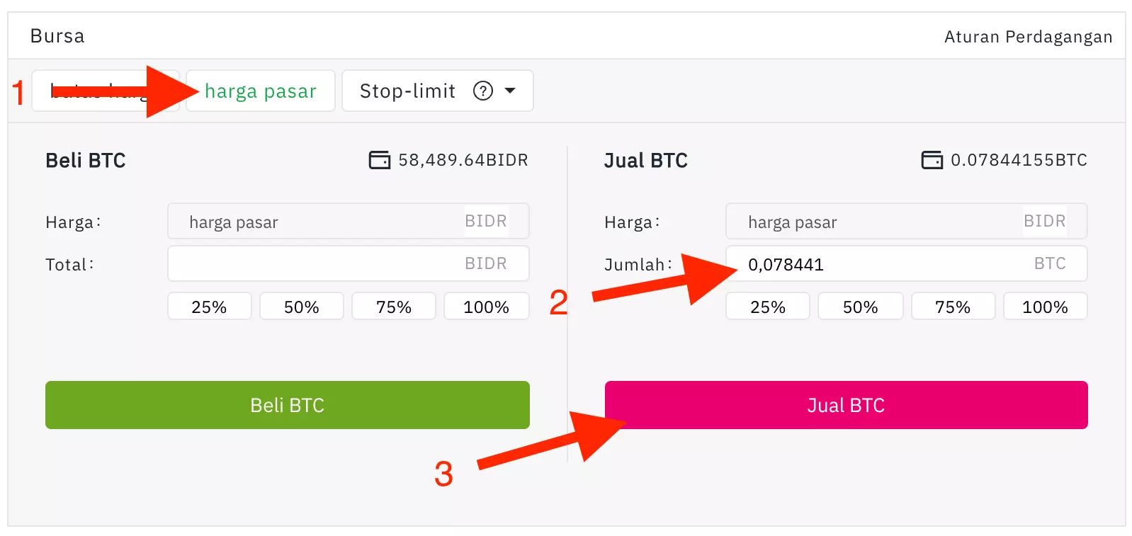 Cara Menukarkan Bitcoin ke Rupiah by Androbuntu 4
