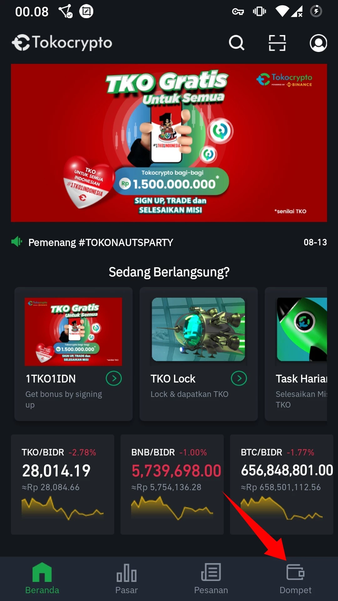 Cara Withdraw Tokocrypto ke Rekening Bank by Androbuntu 1