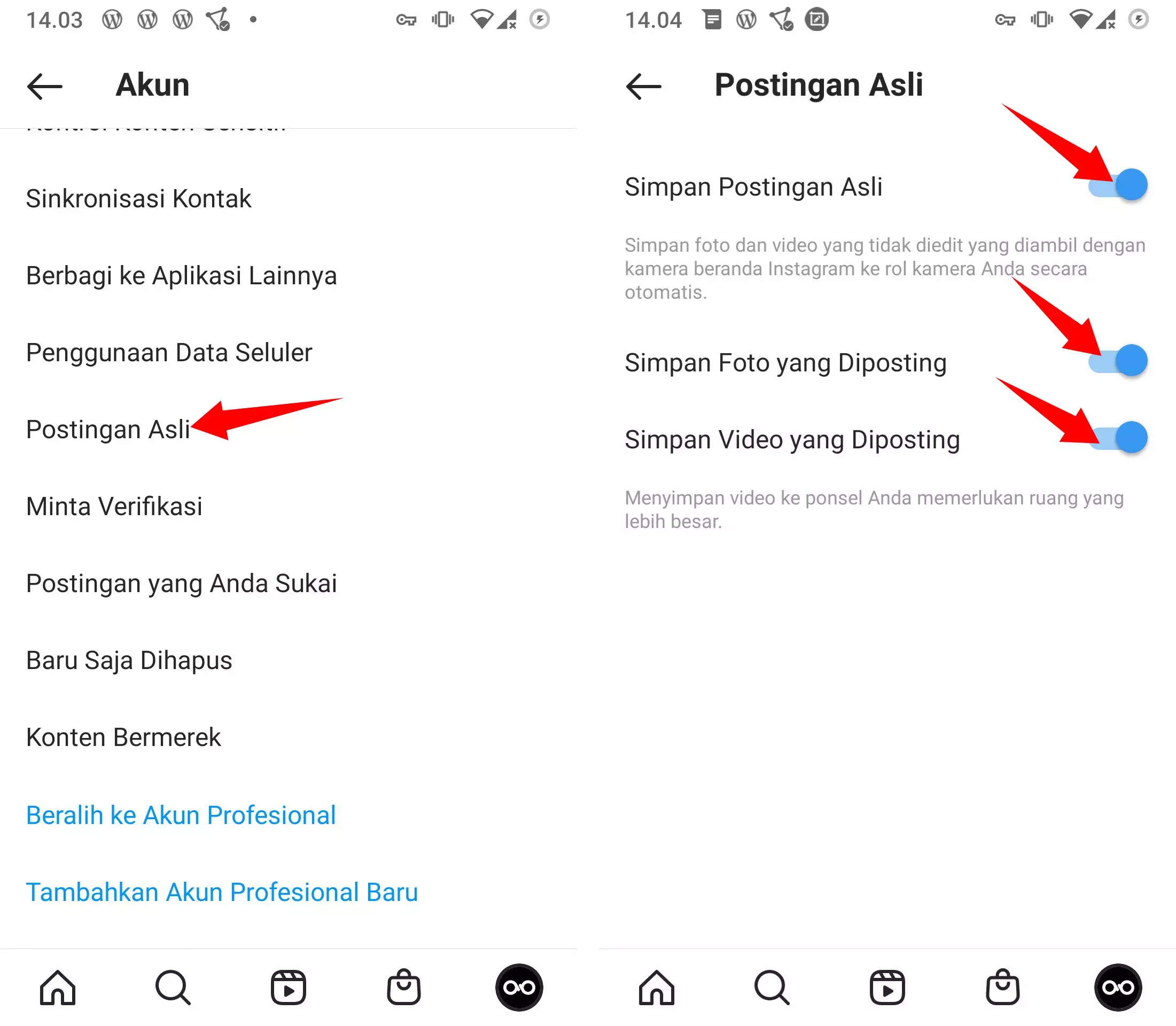 Foto Instagram Tidak Muncul di Galeri by Androbuntu 2