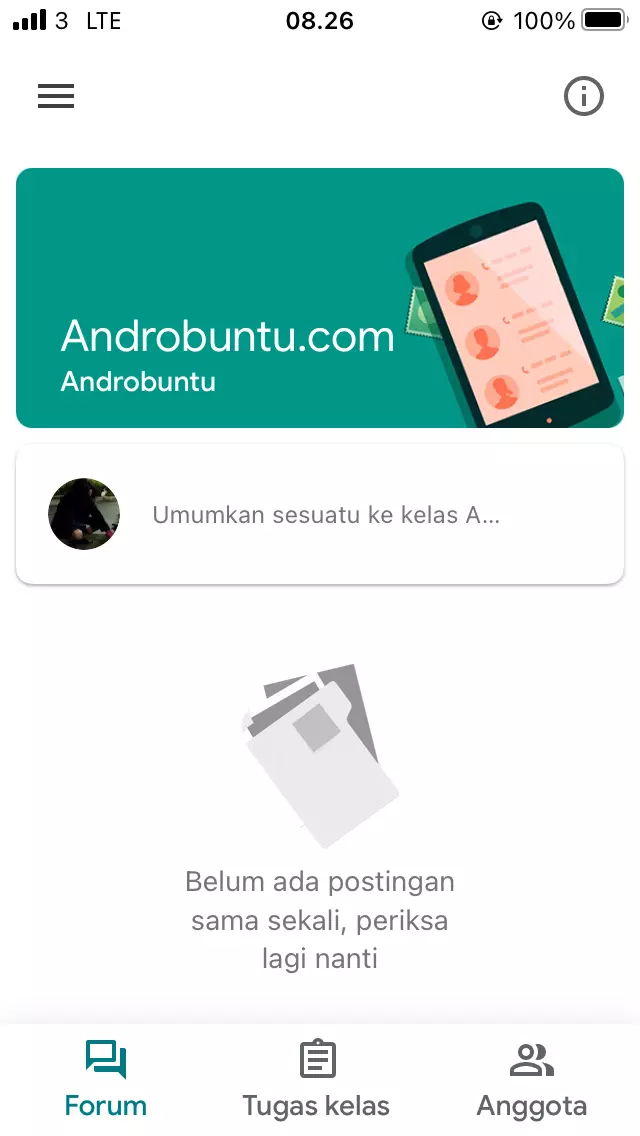 Cara Bergabung ke Kelas di Google Classroom by Androbuntu 4