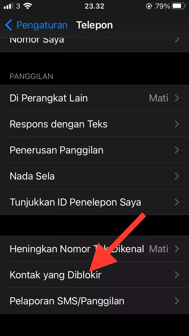 Cara Blokir Nomor HP di iPhone by Androbuntu 2
