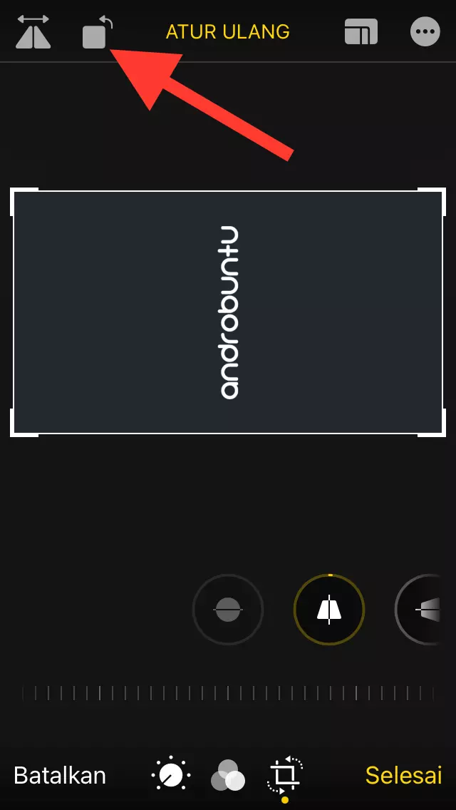 Cara Memutar Foto di iPhone dan iPad by Androbuntu 3