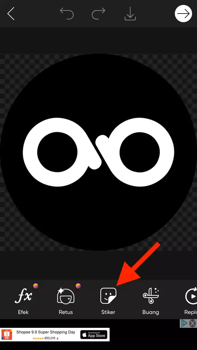 Cara Menambahka Emoji ke Foto Menggunakan Picsart by Androbuntu 2