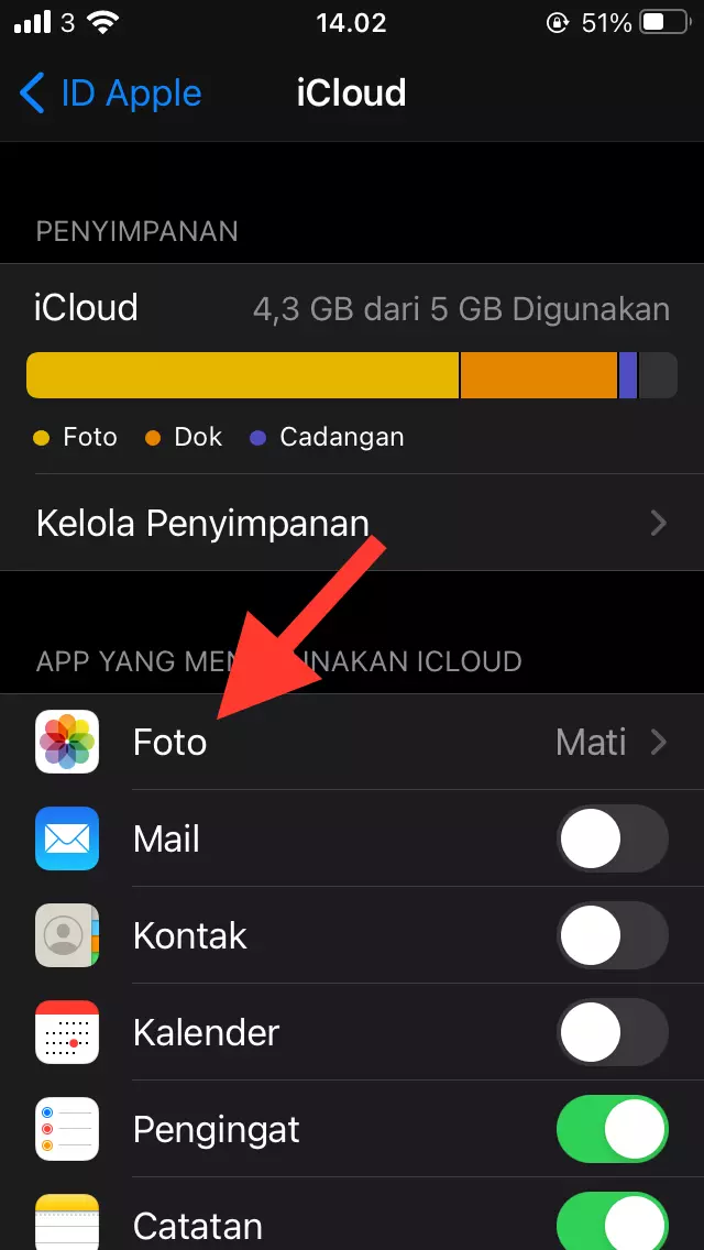 Cara Mencadangkan Foto Secara Otomatis ke iCloud di iPhone dan iPad by Androbuntu 3