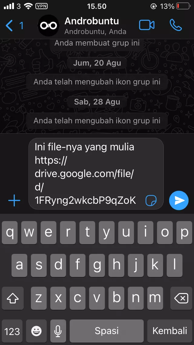 Cara Mengirim File Besar Tanpa Email by Androbuntu 9