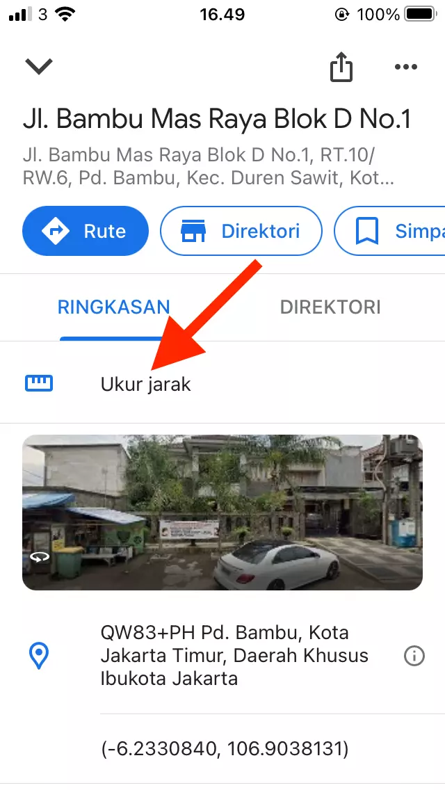Cara Mengukur Jarak di Google Maps by Androbuntu 2
