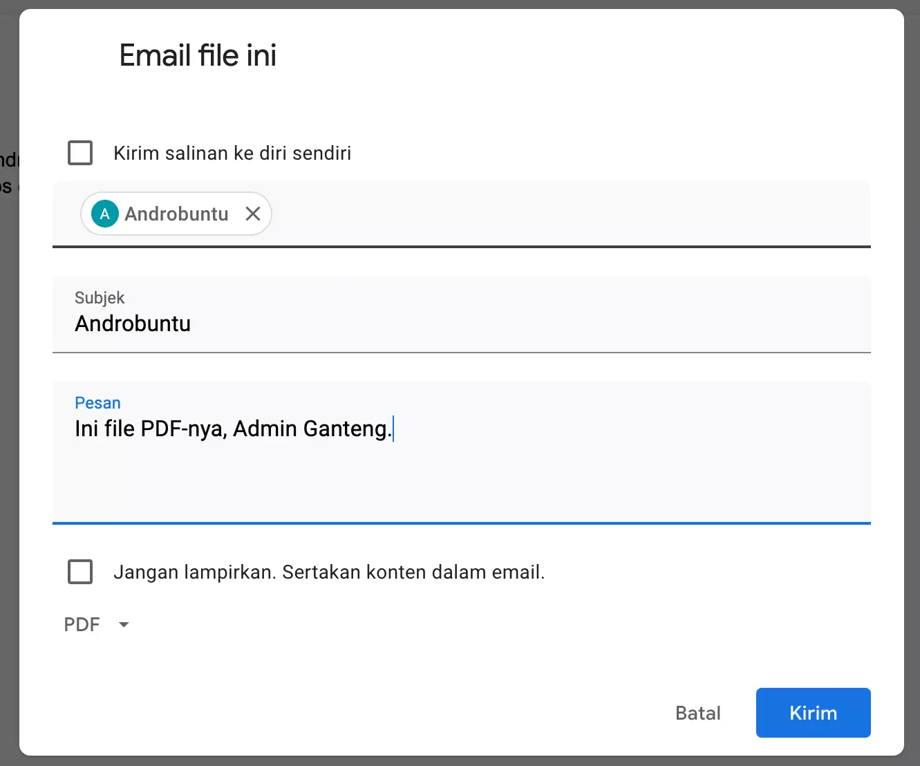 Cara Menyimpan Google Docs Menjadi PDF by Androbuntu 3