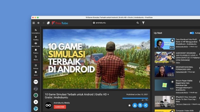 Aplikasi FreeTube by Androbuntu 1