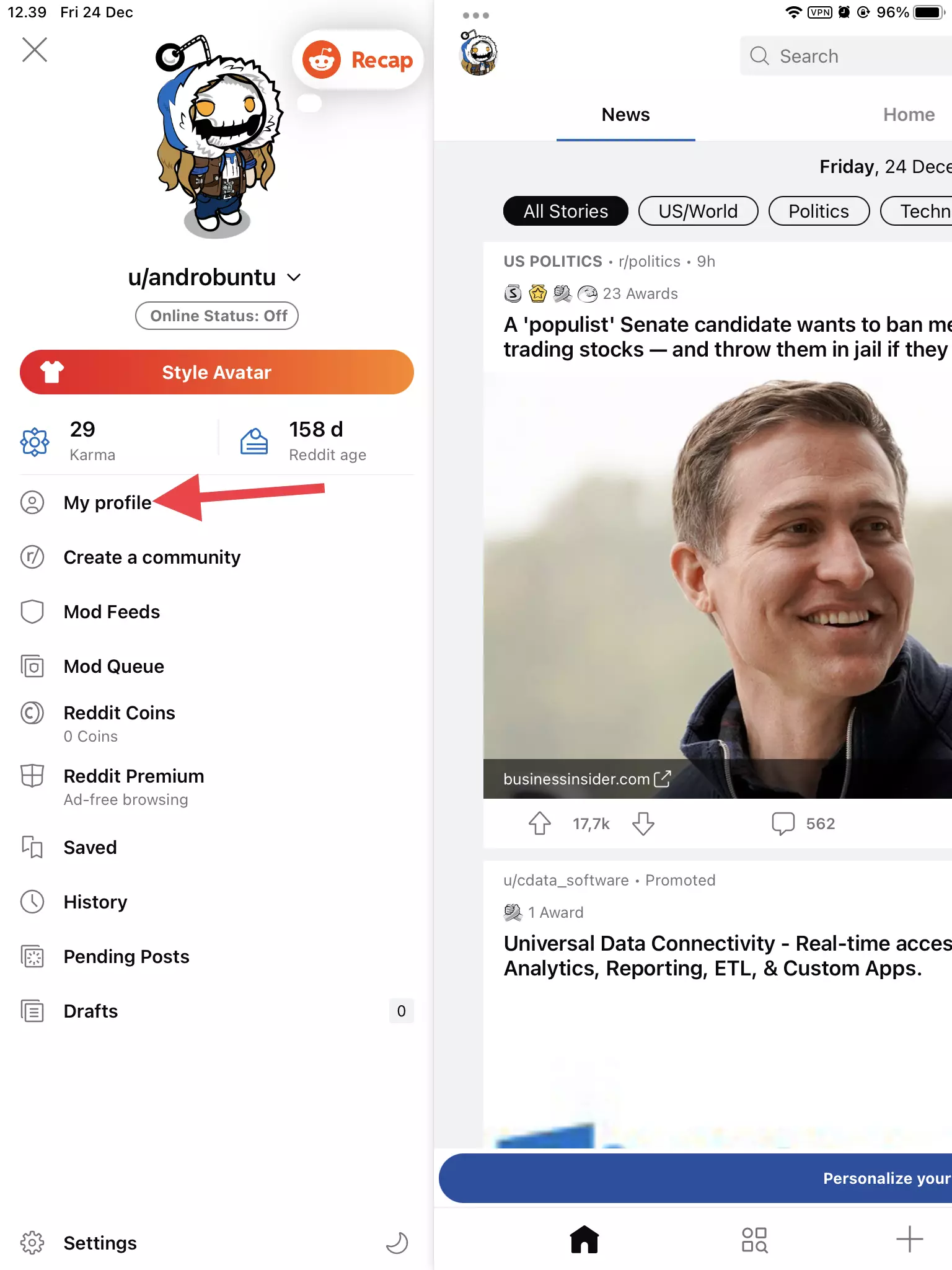 Cara Ganti Avatar Reddit by Androbuntu 2