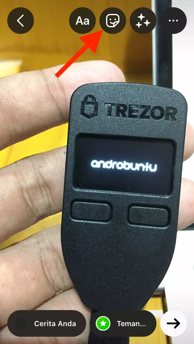 Cara Menambahkan Link ke Instagram Story by Androbuntu 2