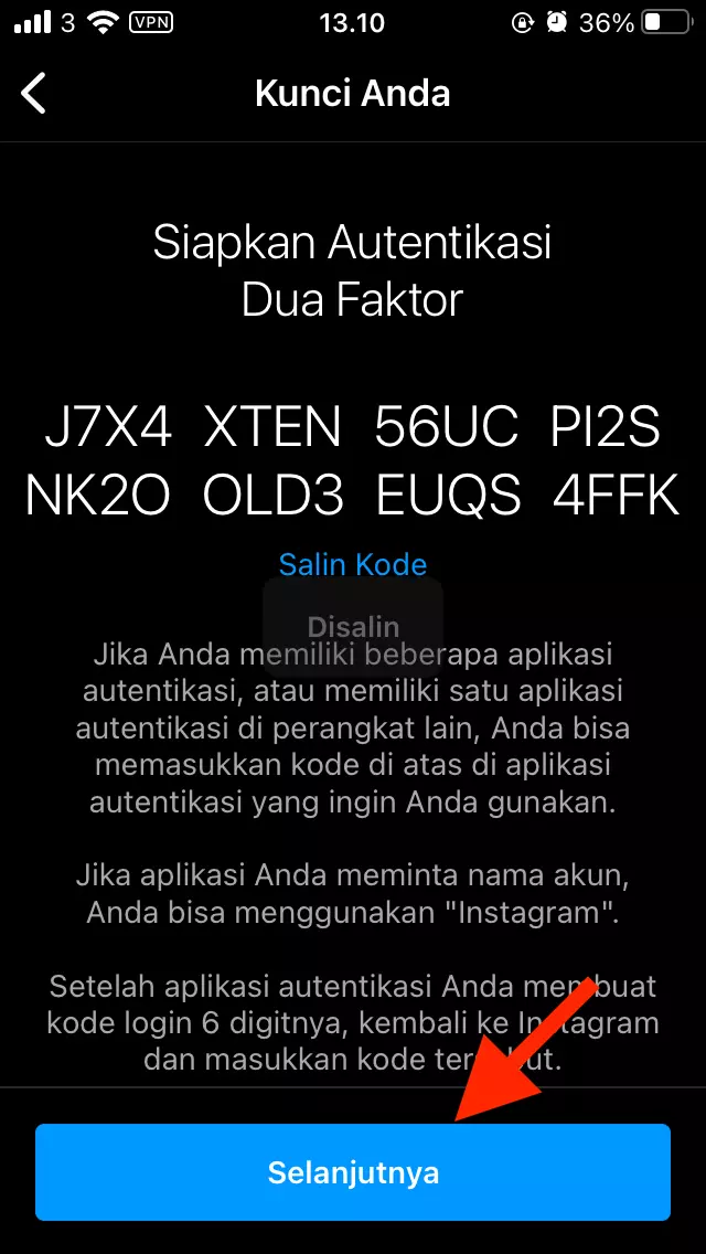 Cara Mengaktifkan Two Factor Authentication di Instagram by Androbuntu 7