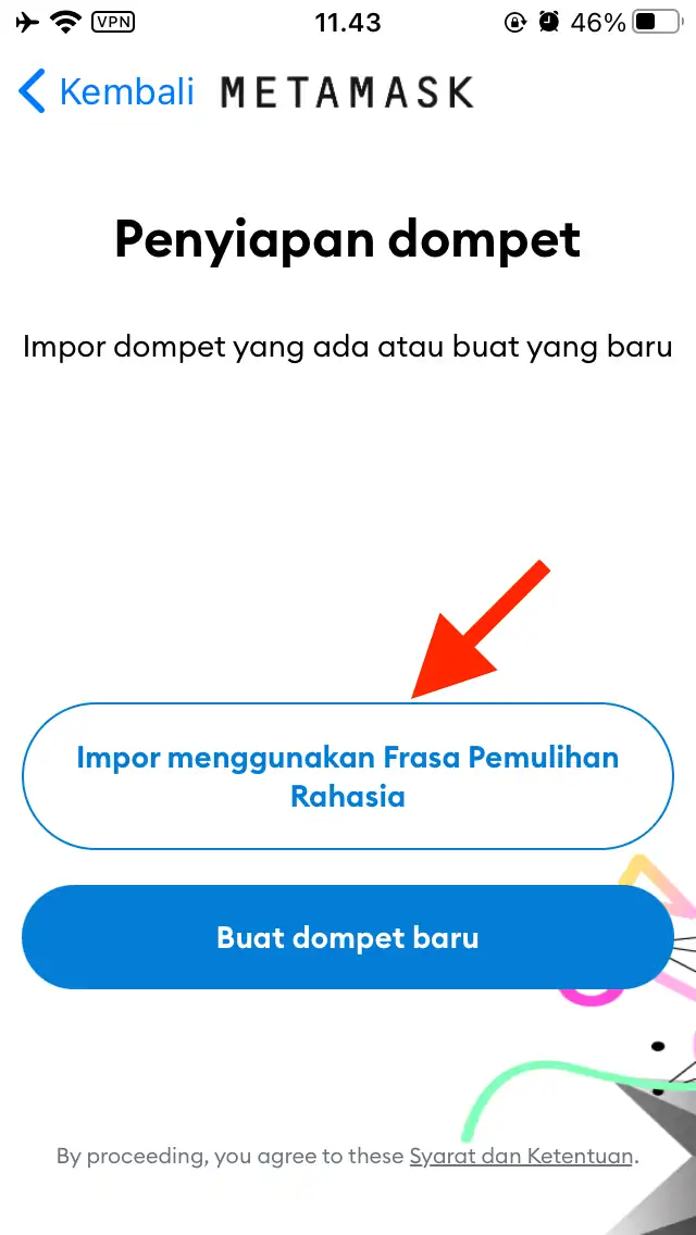 Cara Impor Akun MetaMask by Androbuntu 7