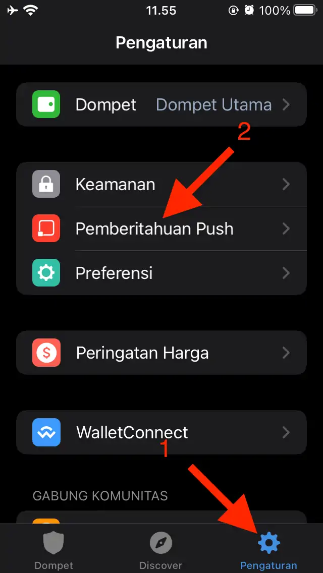 Cara Melihat Alamat Dompet di Trust Wallet by Androbuntu 5