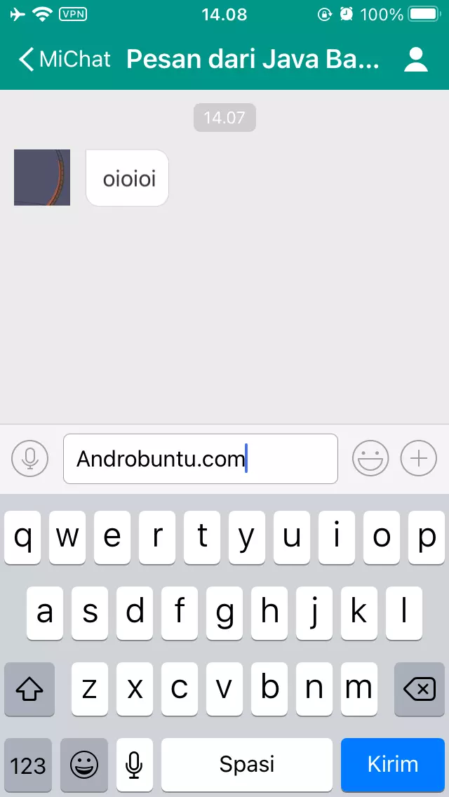 Cara Membaca Pohon Pesan di MiChat by Androbuntu 4