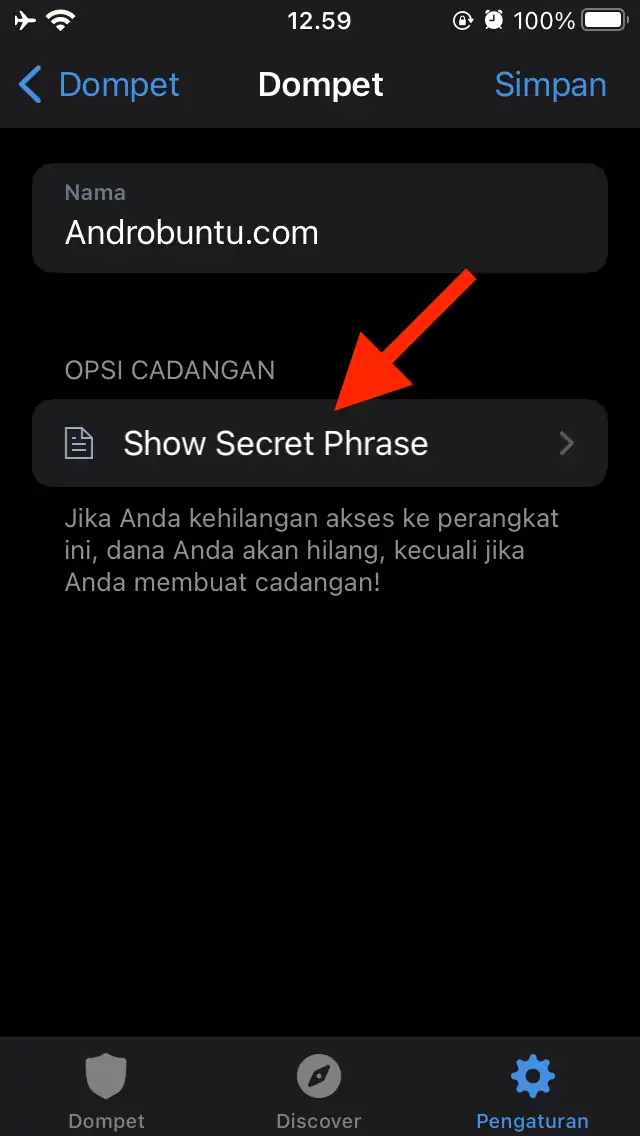 Cara Membuat Akun Trust Wallet by Androbuntu 13