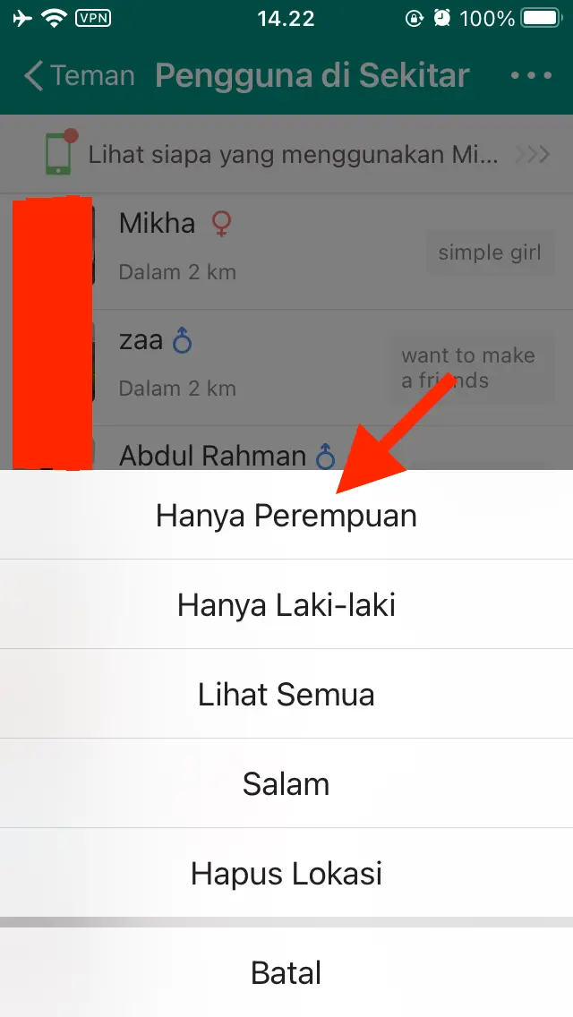 Cara Mencari Teman Di MiChat by Androbuntu 4